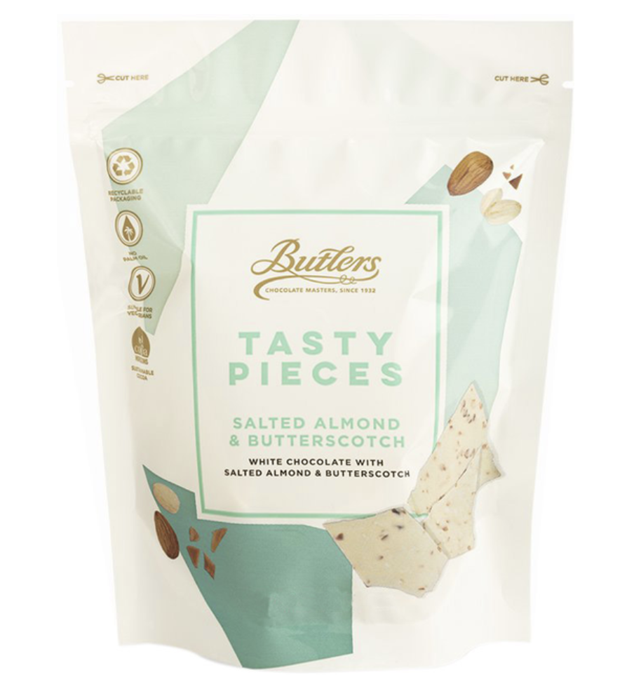 Шоколад біл BUTLERS сол мигдаль шмат ірис 120г